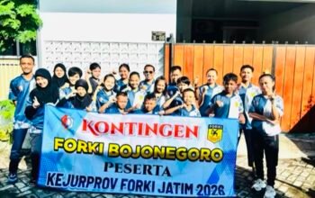 Bojonegoro Borong 10 Medali di Kejurprov FORKI Jatim 2026