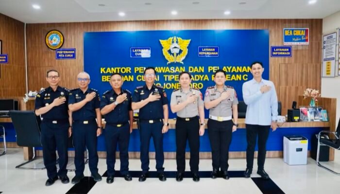 Perkuat Sinergi, Kapolres Bojonegoro Sambangi Kantor Bea Cukai