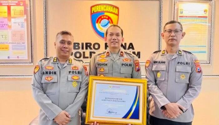 Polres Bojonegoro Raih Predikat A dari Ombudsman RI