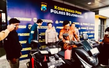 Polres Bojonegoro Ringkus 2 Pelaku Curanmor di Dua Lokasi