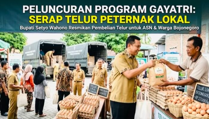 Bupati Bojonegoro Terbitkan SE Penyerapan Telur Lokal 2026