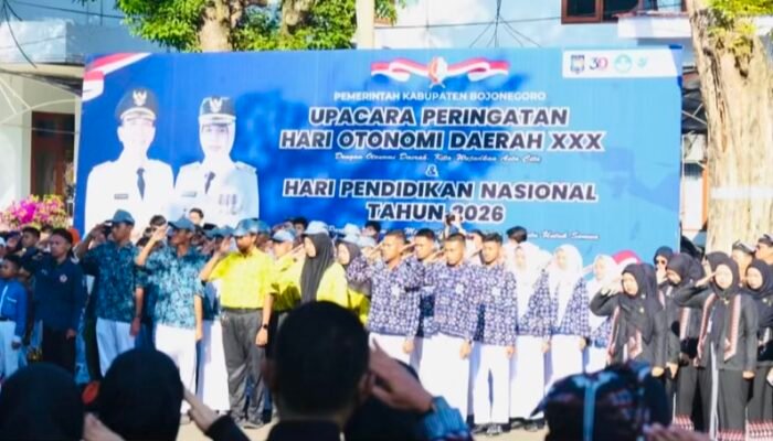 Bojonegoro Gelar Upacara Otoda ke-30 dan Hardiknas 2026