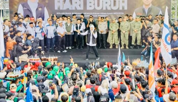 May Day 2026: Khofifah Kawal Perda Pesangon Buruh Jatim