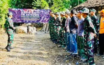 Kodim Bojonegoro Bedah Rumah Warga Tak Layak Huni di Dander