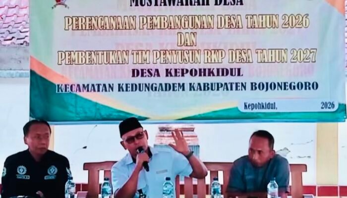 Kades Kepohkidul Soroti Penurunan Drastis Dana Desa dalam Musdes RKP Desa 2027