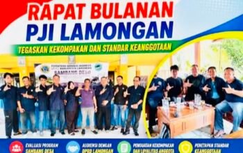 PJI Lamongan Evaluasi Program ‘Sambang Desa