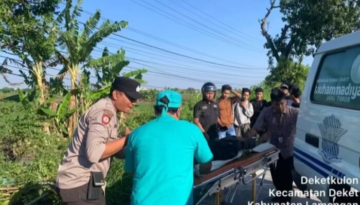 Diduga Mengantuk, Truk Tangki Terguling di Deket Lamon