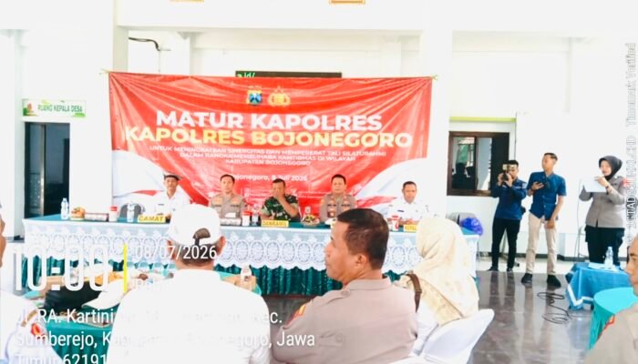 Kapolres Bojonegoro Gelar ‘Jandom Bareng’ di Desa Pejambon