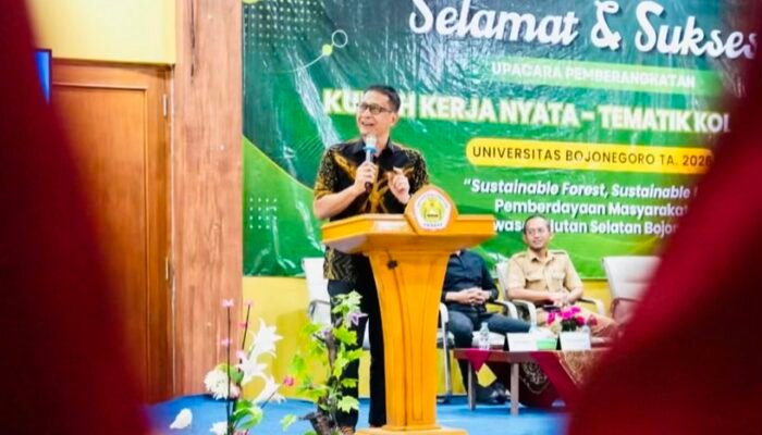 Bupati Setyo Wahono Lepas 721 Mahasiswa KKN Unigoro 2026