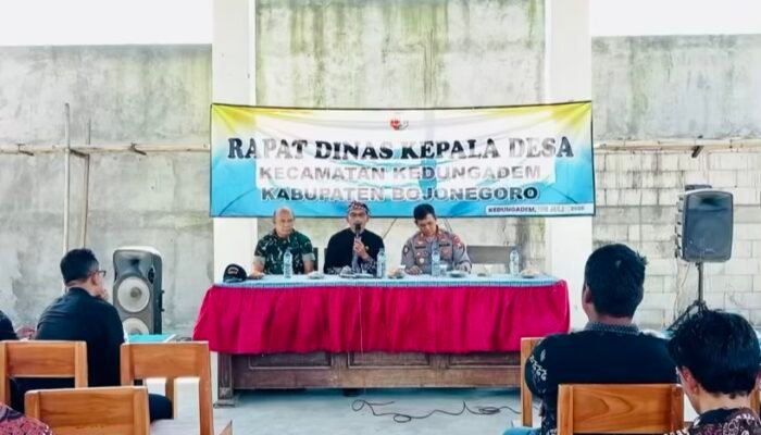 Forkopimcam Kedungadem Bahas PBB Hingga Solusi Parkir Liar