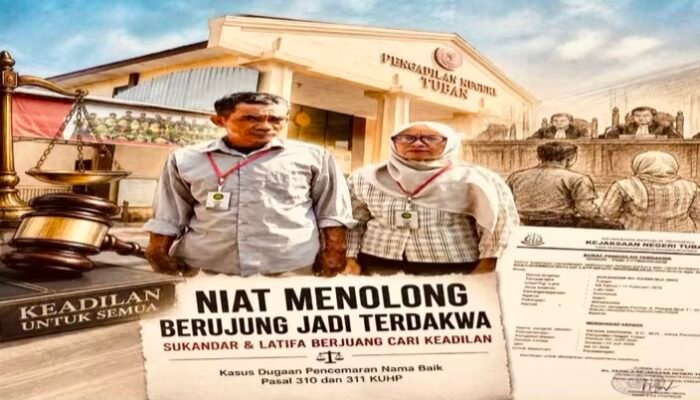Niat Bantu Istri Oknum Polisi, Pasutri di Tuban Malah Duduk di Kursi Terdakwa