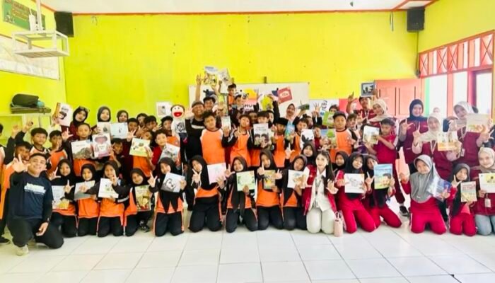 Kelompok KKN-TK 14 UNIGORO Bangun Semangat Literasi Siswa SDN Bareng 2 melalui Kegiatan Interaktif