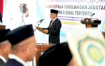Setyo Wahono Lantik Kepsek Baru, Minta Adaptasi Teknologi Digital