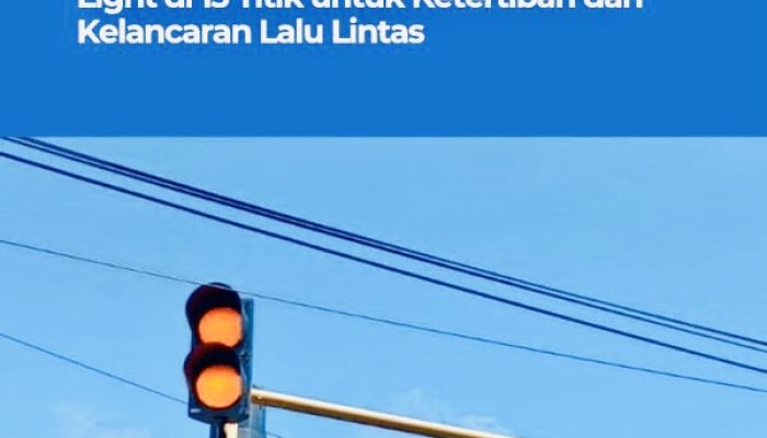 Dishub Bojonegoro Pasang Warning Light di 13 Titik Rawan