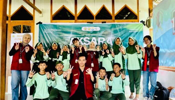 Kelompok 20 Universitas Bojonegoro Sukses Laksanakan Program AKSARA di Margomulyo