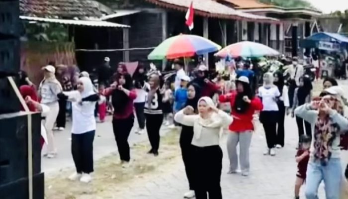 Perayaan HUT ke-81 RI di Desa Sidomukti Bojonegoro