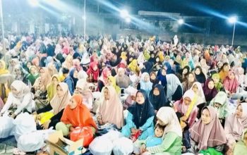 Lautan Jamaah Penuhi Peringatan Maulid Nabi di Lengkong Bojonegoro