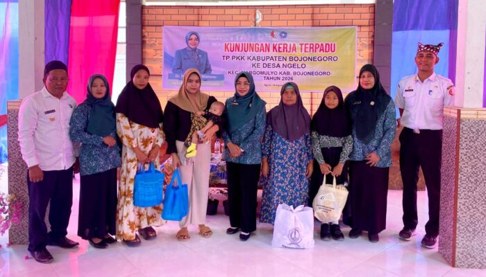 TP PKK Bojonegoro Gelar Kunjungan Kerja Terpadu di Desa Ngelo