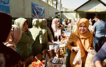 Kodim Bojonegoro Gandeng UMKM Gelar Pasar Sembako Mura