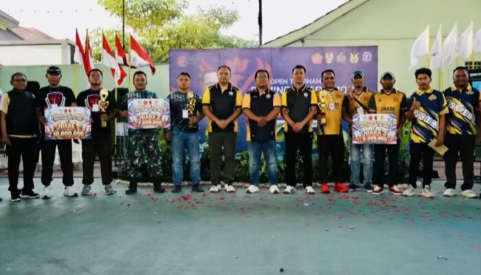 Tim Kapas 02 Juara Turnamen Domino Piala Panglima TNI Bojonegoro