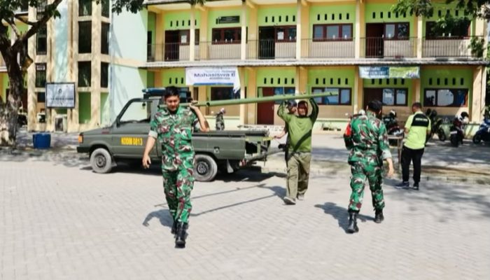 Kodim 0813 Bojonegoro Bangun Sarana Olahraga Militer di Ponpes Abu Dzarrin dan Al Rosyid