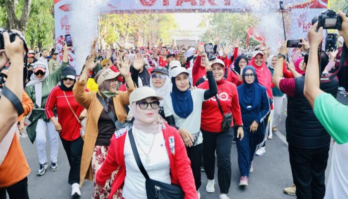Bojonegoro Gelar Jalan Sehat dan Senam Massal Peringati Haornas ke-43