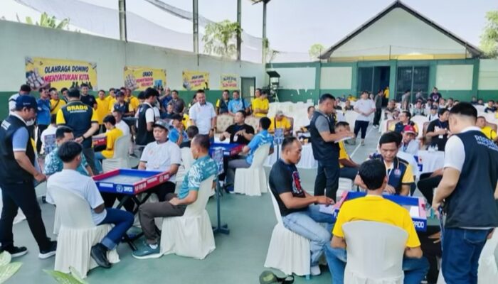 Meriahkan HUT TNI, Kodim Bojonegoro Gelar Domino 101 (