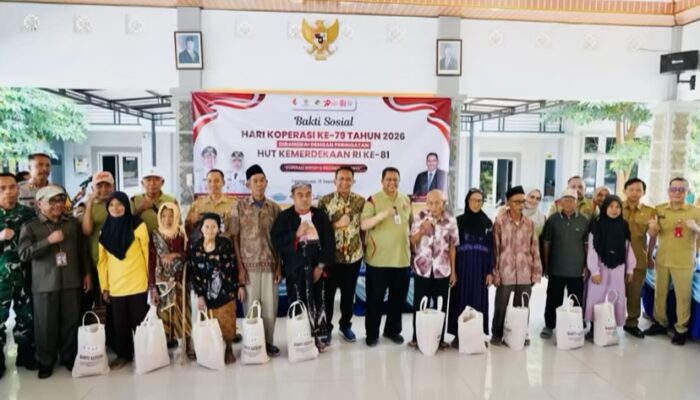 Dekopinda Bojonegoro Salurkan 1.000 Sembako Hari Koperasi 2026