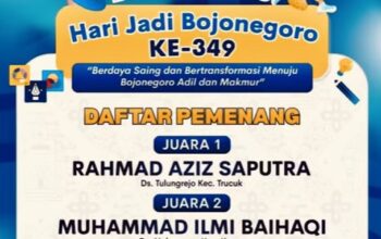 Bojonegoro Tetapkan Logo Resmi Hari Jadi ke-349, Karya Ahmad Aziz Terpilih Jadi Juara