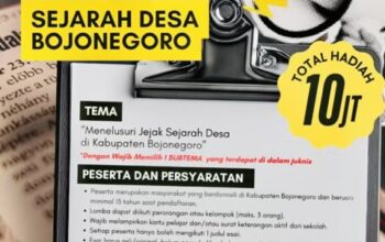 Disbudpar Bojonegoro Gelar Lomba Esai Sejarah Desa 2026