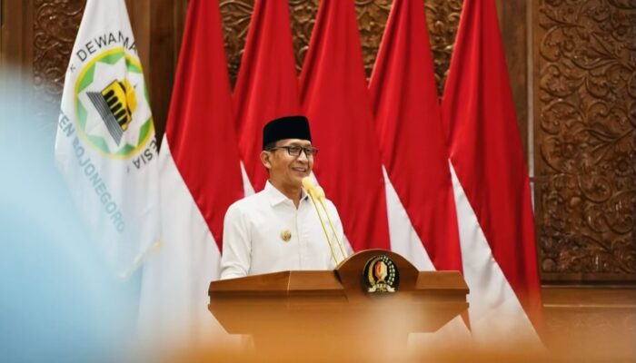 Bupati Setyo Wahono Resmi Pengukuhkan Pengurus PD DMI dan BKMM Bojonegoro 2026–2031