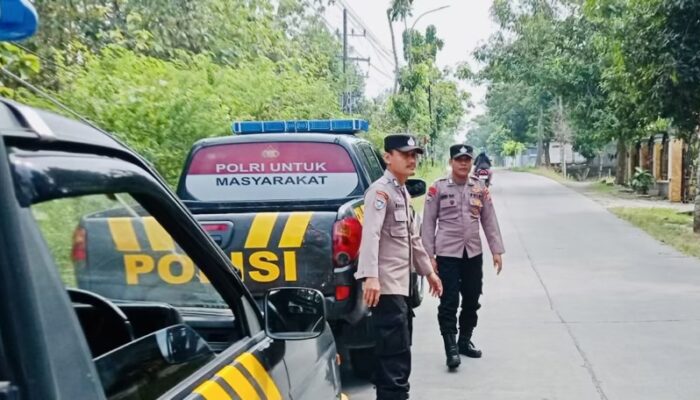 Polsek Kedewan Bojonegoro Gelar Patroli Bersinggungan, Cegah Kriminalitas