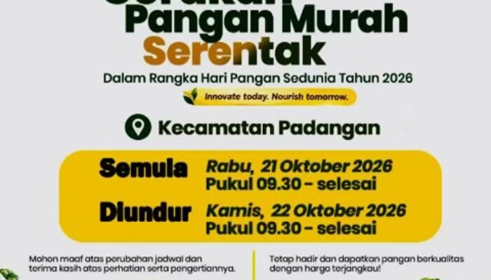 GPM Padangan Bojonegoro 2026 Diundur, Ini Daftar Harga Pangan Terbarunya