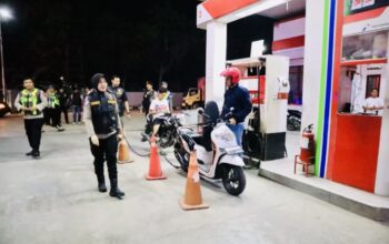 Patroli Jogo Omah dan Cek SPBU, Kapolres Bojonegoro Jamin Stok BBM Aman