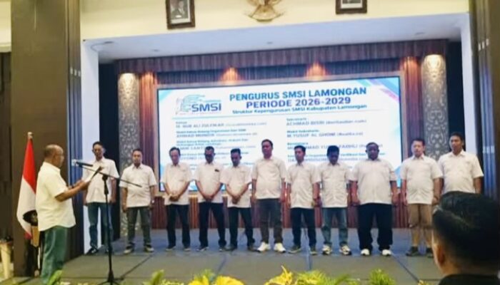 Pengurus SMSI Lamongan Periode 2026–2029 Resmi Dilantik
