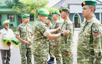 74 Prajurit Kodim 0813 Bojonegoro Resmi Naik Pangkat