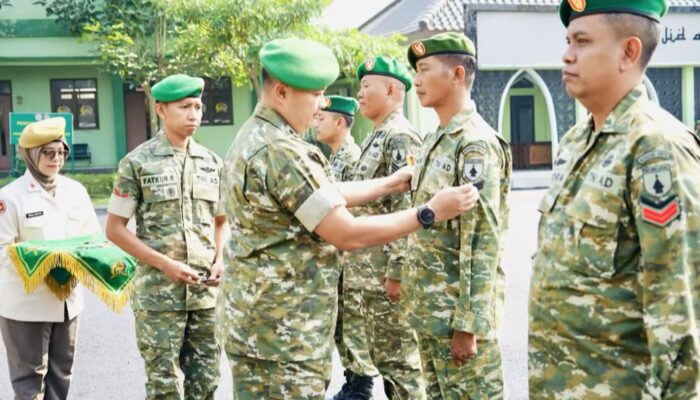 74 Prajurit Kodim 0813 Bojonegoro Resmi Naik Pangkat