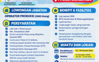 PT Shou Fong Lastindo Buka 3.000 Lowongan Kerja di Bojonegoro