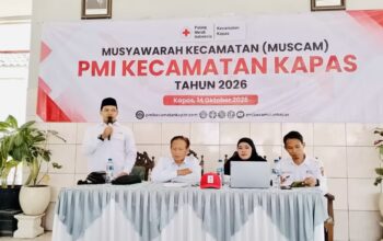 PMI Kecamatan Kapas Gelar Muscam, Perkuat Organisasi dan Sinergi Pelayanan Kemanusiaan