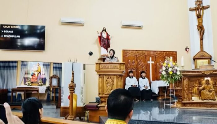 Polres Bojonegoro Gelar Minggu Kasih Serap Aspirasi Jemaat Gereja