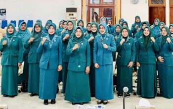 Cantika Wahono Lantik TP PKK dan Posyandu 14 Kecamatan Bojonegoro