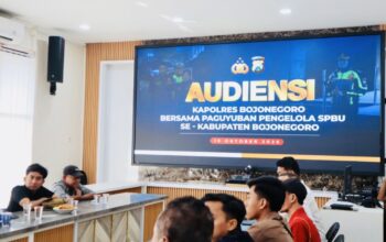 Cegah Penyelewengan, Polres Bojonegoro Audiensi dengan 29 SPBU