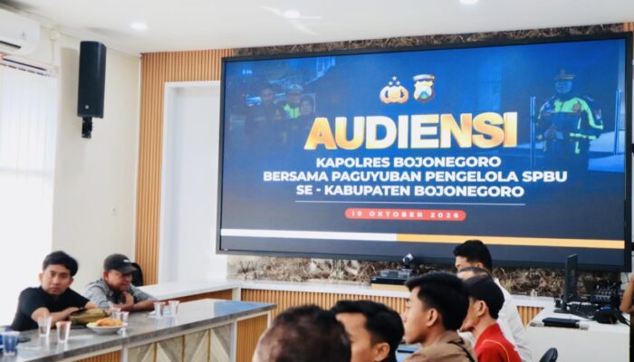 Cegah Penyelewengan, Polres Bojonegoro Audiensi dengan 29 SPBU