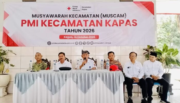 Muscam PMI Kapas, Camat Zenny Tekankan Sinergi Lintas Sektor