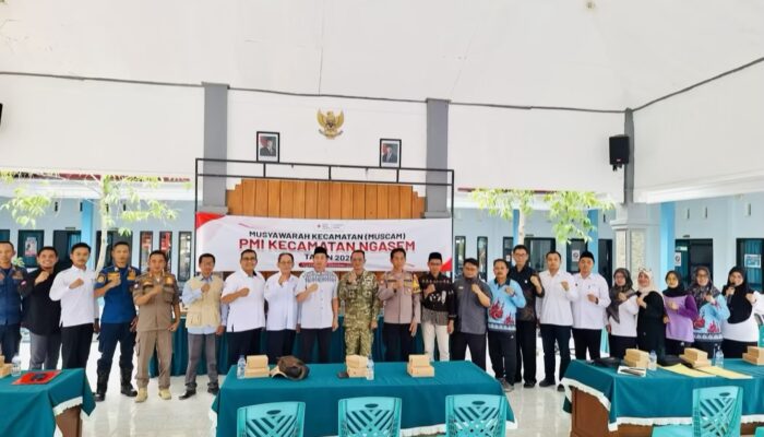 Muscam PMI Kecamatan Ngasem Bojonegoro Gaguk Wahyu Puspito Terpilih Jadi Ketua