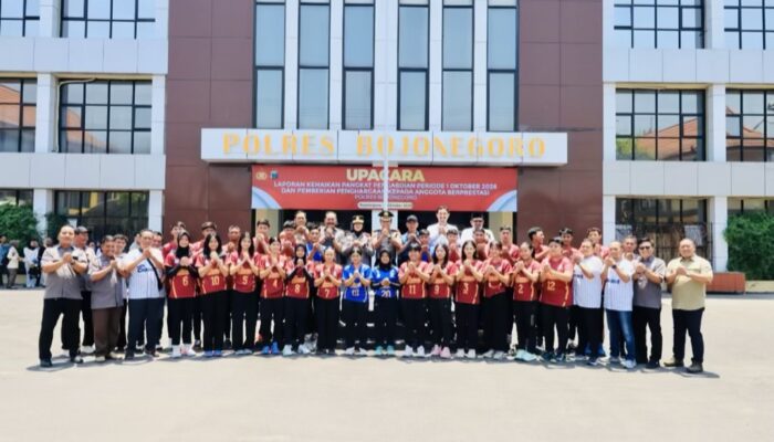 Kapolres Bojonegoro Lepas Tim Voli U-19 ke Kejurprov Jatim 2026